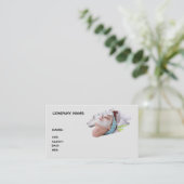 BASIC SJABLOON VISITEKAARTJE spa (Staand voorkant)