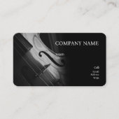BASIC SJABLOON VISITEKAARTJE, VIOLIN. VISITEKAARTJE (Voorkant)