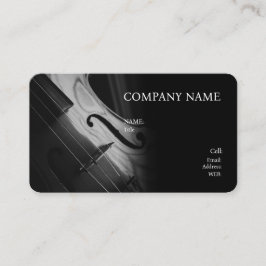 BASIC SJABLOON VISITEKAARTJE, VIOLIN. VISITEKAARTJE