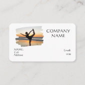 BASIC SJABLOON VISITEKAARTJE yoga (Voorkant)