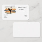 BASIC SJABLOON VISITEKAARTJE yoga (Voorkant / Achterkant)