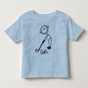 Basic Stick Figuur Golf T-shirts en cadeautjes