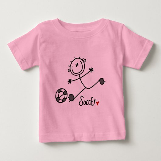 Basic Stick Figuur T-shirts voor voetzoekers en ca (Voorkant)