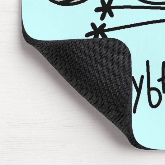 Basic Stick Figuur Volleyball Tshirts en cadeaus Muismat (Hoek)