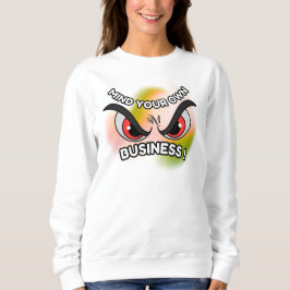 Basic Sweatshirt: Let op je eigen (wit) Trui