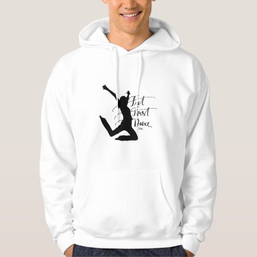 Basic sweatshirt met capuchon (tiener/volwassene) (Voorkant)