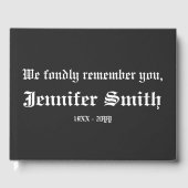 Basic Sympathies Guestbook Gastenboek (Voorkant)