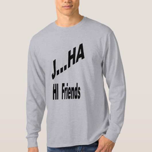 Basic T-shirt Grijs man JHA FAMOUS CLOWN (Voorkant)