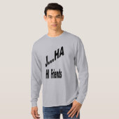 Basic T-shirt Grijs man JHA FAMOUS CLOWN (Voorkant volledig)