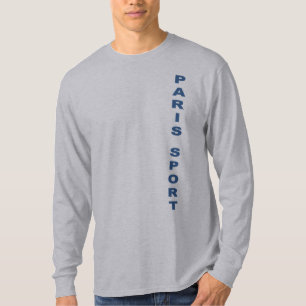 Basic T-shirt grijs PARIS SPORT
