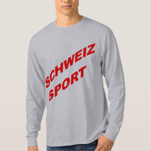 Basic T-shirt grijs SCHWEIZ SPORT