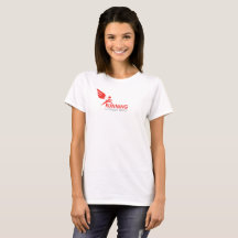 Basic T-shirt: Het lopen met de vleugels van Eagle