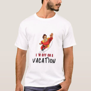 Basic T shirt - Ik ben op vakantie