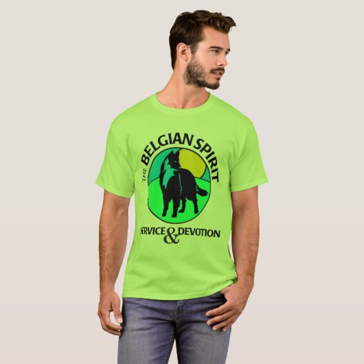 Basic T-Shirt in Green (Voorkant volledig)