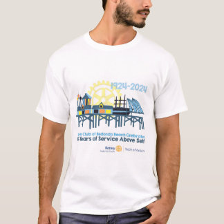 Basic T-shirt met Centennial Celebration Graphic