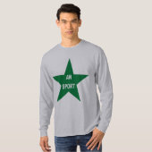 Basic-T-shirt met grijs ANDALUCIA SPORT T-shirt (Voorkant volledig)