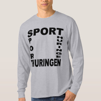 Basic-T-shirt met grijs SPORT THURINGEN T-shirt