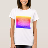 Basic T-shirt met kleurrijke mam achtergrond (Voorkant)