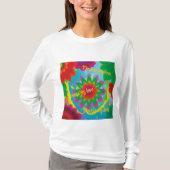 Basic T-shirt met lange mouwen Floral Summer Print (Voorkant)