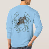 Basic T-shirt met lange mouwen: kettingreactie (Achterkant)