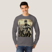 : Basic T-shirt met lange mouwen van Zazzle (Voorkant volledig)