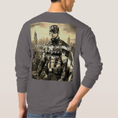 : Basic T-shirt met lange mouwen van Zazzle (Achterkant)