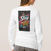 Basic T-shirt met lange mouwen voor dagelijks Draa (Achterkant)