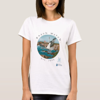 Basic T Shirt-Noordkust Osprey Front Uitzicht T-shirt
