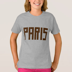 Basic-T-shirt PARIS CHOCOLAT T-shirt