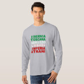 Basic t-shirt-shirt groene boor Design TOURISM ITA T-shirt (Voorkant volledig)