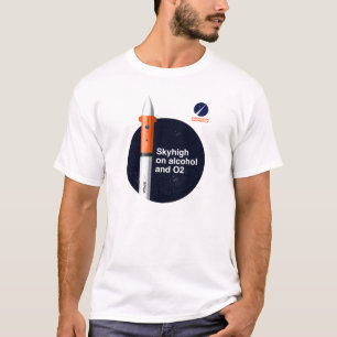Basic T-Shirt Skyhigh op alcohol en O2