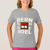 Basic T-shirt staal Design BERN NOEL (Voorkant)