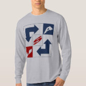 Basic T-shirt uit de Verenigde Staten (Voorkant)