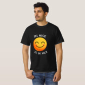 Basic T shirt van be good be happy collectie (Voorkant volledig)