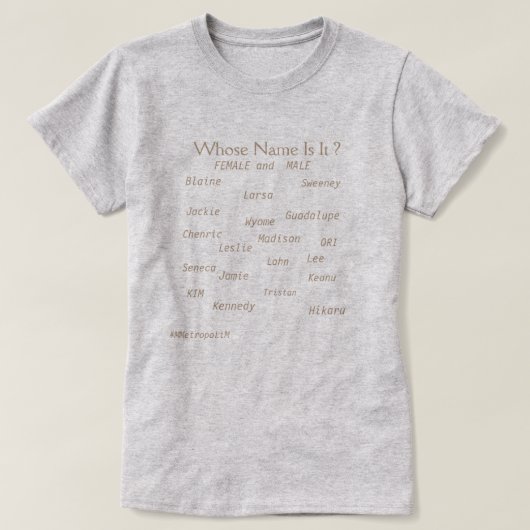 "Basic T-Shirt" Vrouwen XS = 3X /mmetropolim T-shirt (Design voorkant)