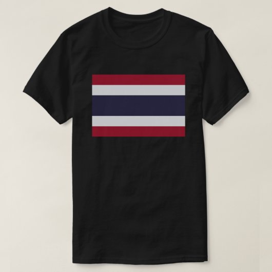 Basic - Thaise vlag T-Shirt (Design voorkant)