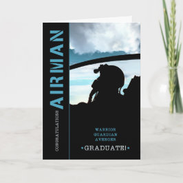 Basic Training Afstuderen Gefeliciteerd Airman Kaart