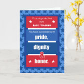 Basic Training Afstuderen Gefeliciteerd Red, Whi Kaart (Gele Bloem)