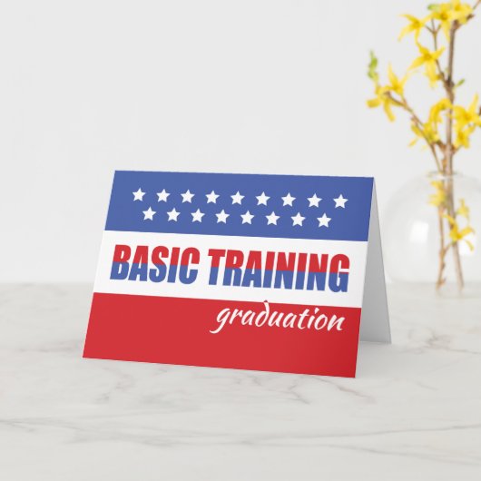 Basic Training Afstuderen met Sterren, Militair Kaart (Gele Bloem)