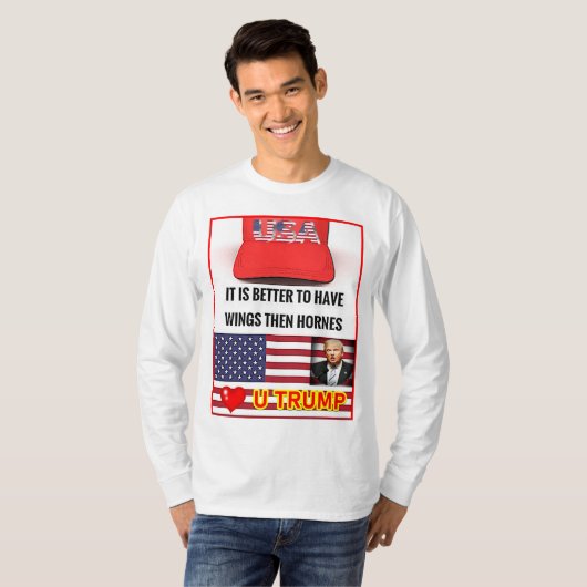 Basic Tromp Lover T-shirt met lange mouwen (Voorkant volledig)