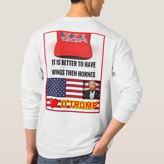 Basic Tromp Lover T-shirt met lange mouwen (Achterkant)