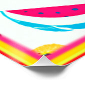 Basic - Tropische patronen - Nu kopen Perfect Poster (Hoek)