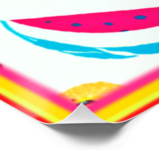 Basic - Tropische patronen - Nu kopen Perfect Poster (Hoek)