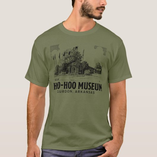 Basic TShirt "Hoo-Hoo Museum" (Voorkant)