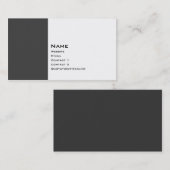 Basic Twee kleuren 2 Visitekaartje (Voorkant / Achterkant)