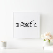 BASIC VIERKANTE KLOK (Huis)