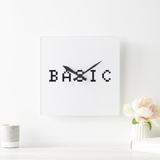 BASIC VIERKANTE KLOK (Huis)