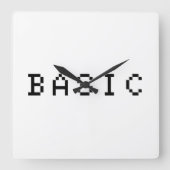 BASIC VIERKANTE KLOK (Voorkant)