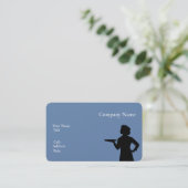 Basic Visitekaartje Sjabloon (Staand voorkant)