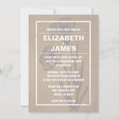 Basic Wedding-uitnodigingen Kaart (Voorkant)